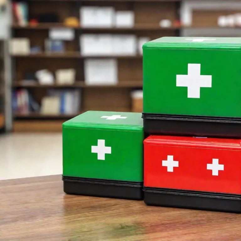 Standard First Aid Box Colour Guide | UK Health Safety